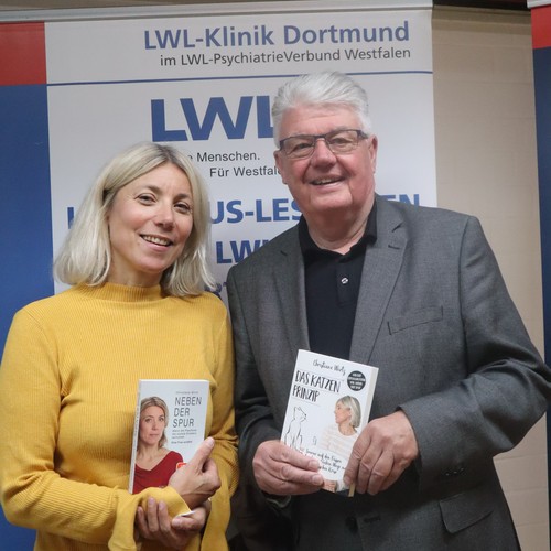 Christiane Wirtz mit Moderator Hans Joachim Timm
